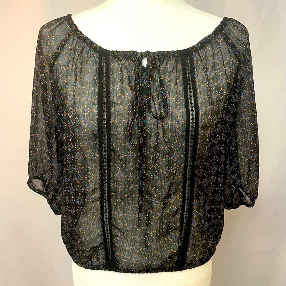 Mossimo Supply Co. Polyester Sheer Tunic